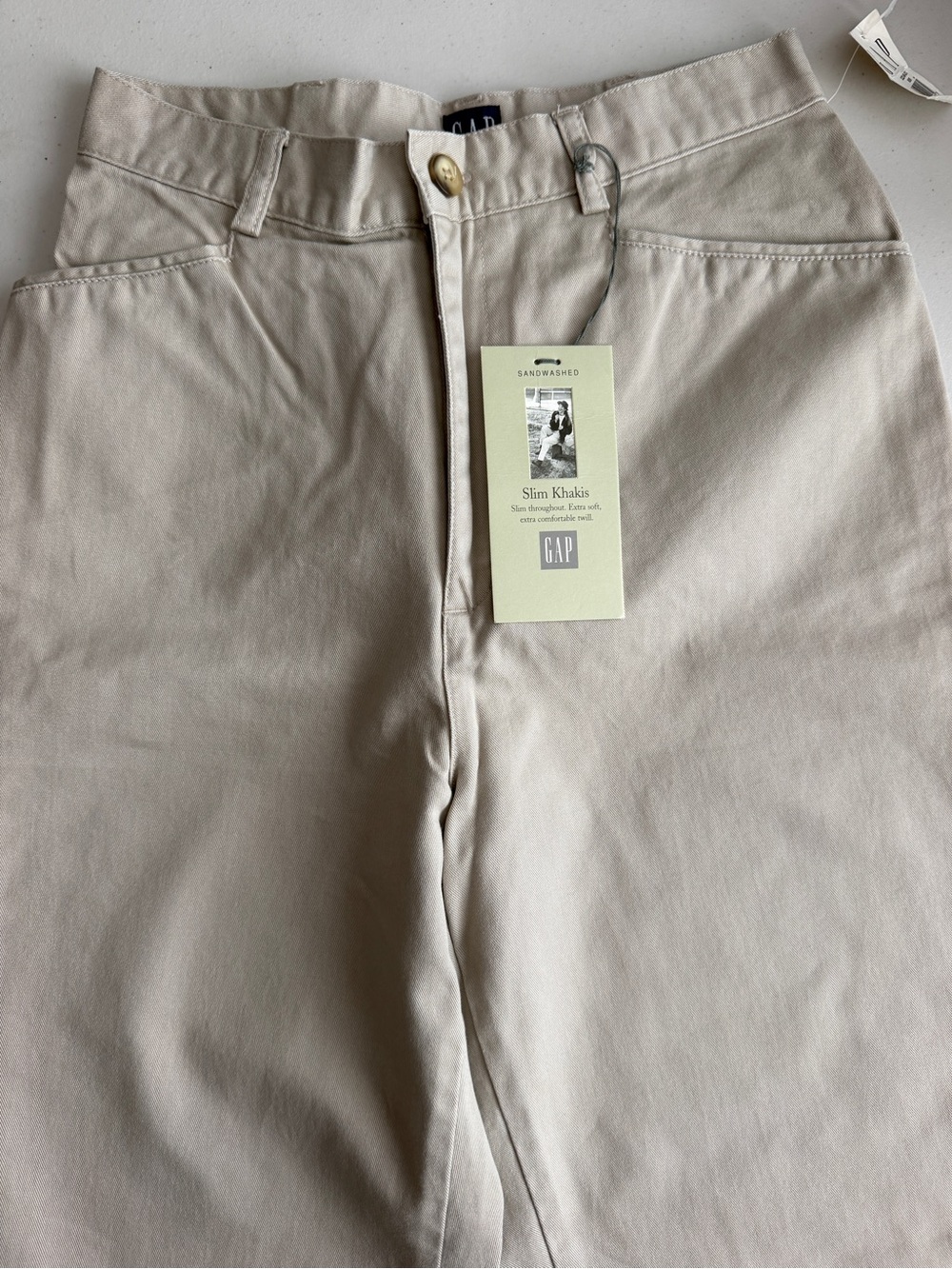 🤎GAP Slim Khakis Cotton Pants NWT